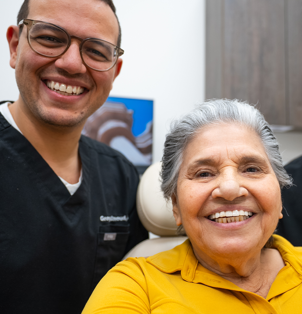 Dr. Dawoud and patient